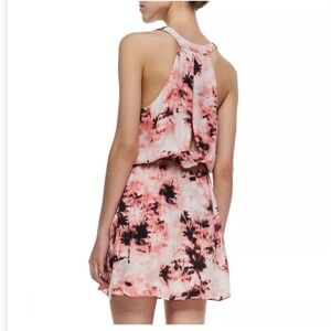 PARKER Kita Graphic Racerback Silk Dress Palm Trees Size XS Small New NWT